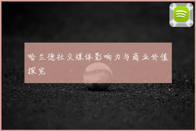 哈兰德社交媒体影响力与商业价值探究